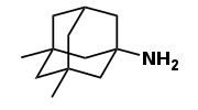drawing of memantine compound (NH2)