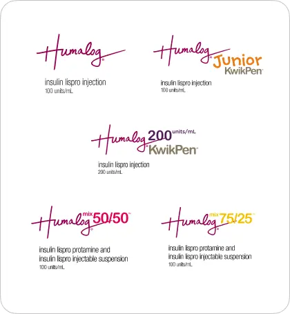 Humalog insulin products